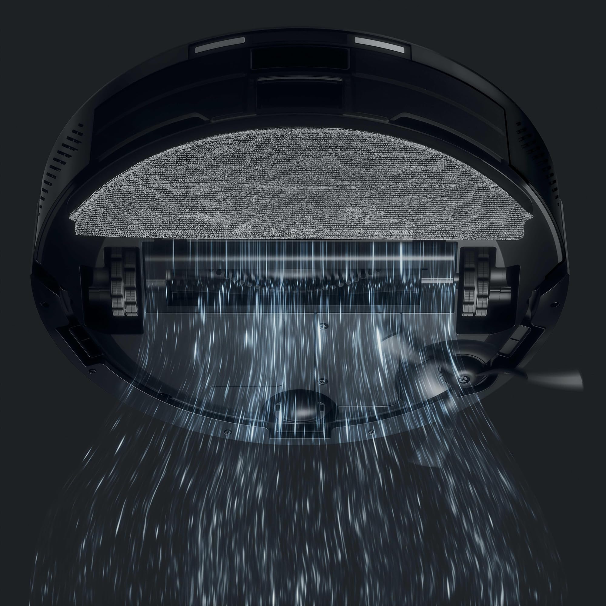 Hoover HG2 Hydro Pro Robot Lavapavimenti con Stazione Svuotamento | Ultra Sottile, Aspirazione 5000Pa, Auto-Svuotamento e Ricarica, Navigazione Laser, 160 Min Autonomia