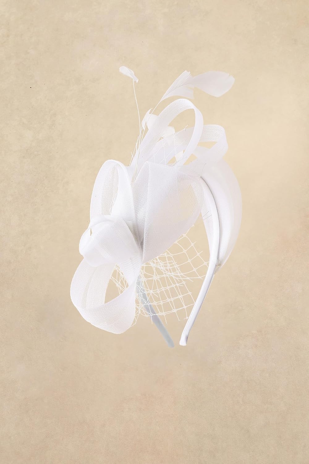 BABEYOND Fascinators Hats for Women - Tea Party Hat Kentucky Elegant Tulle Feather Ribbon Bridal Wedding Derby Headband - Image 2