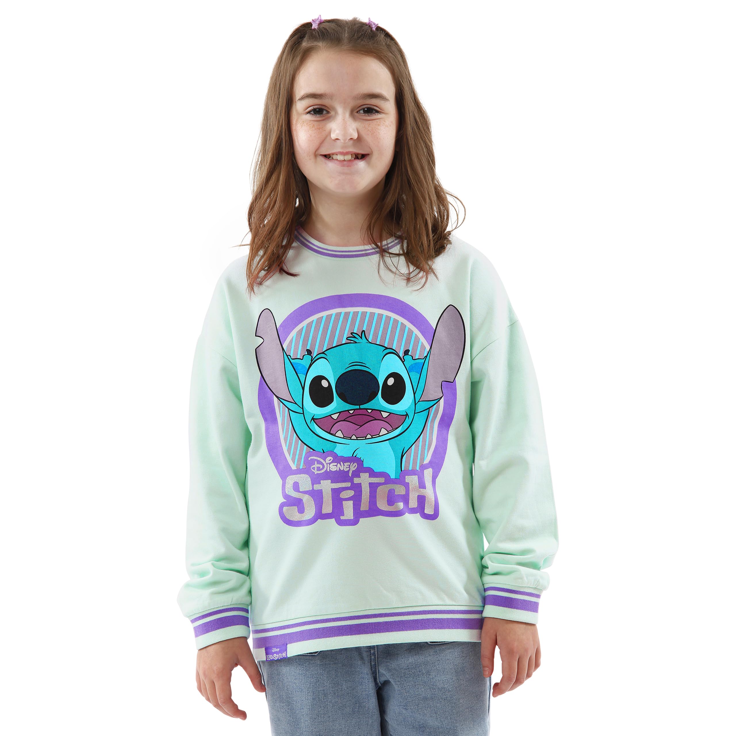 Disney Lilo Et Stitch Sweat pour Fille | Sweatshirts Fille | Stitch Vetement | Âges 5 à 13 Ans