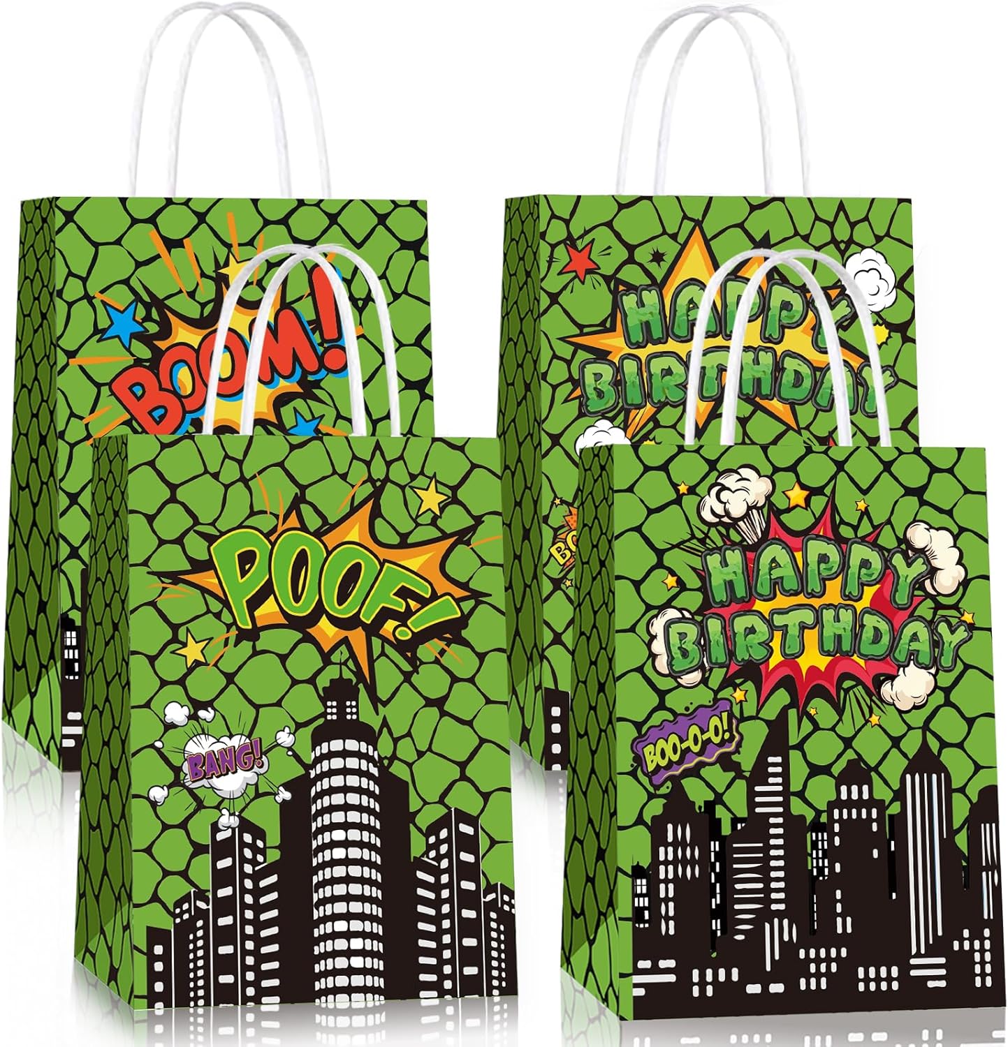 Asiriven 16 Pcs Goodie Bags Party Favors Candy Bags For Theme Birthday Party Decorations (16) Asiriven 16 Pcs Goodie Bags Party Favors Candy Bags For Theme Birthday Party Decorations (16)