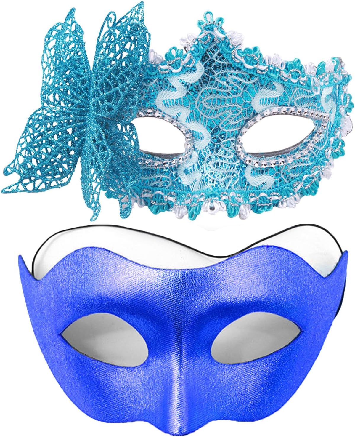 MYMENU Masquerade Mask for Women Men Venetian Mask Couple Halloween Mask for Costume Party Prom
