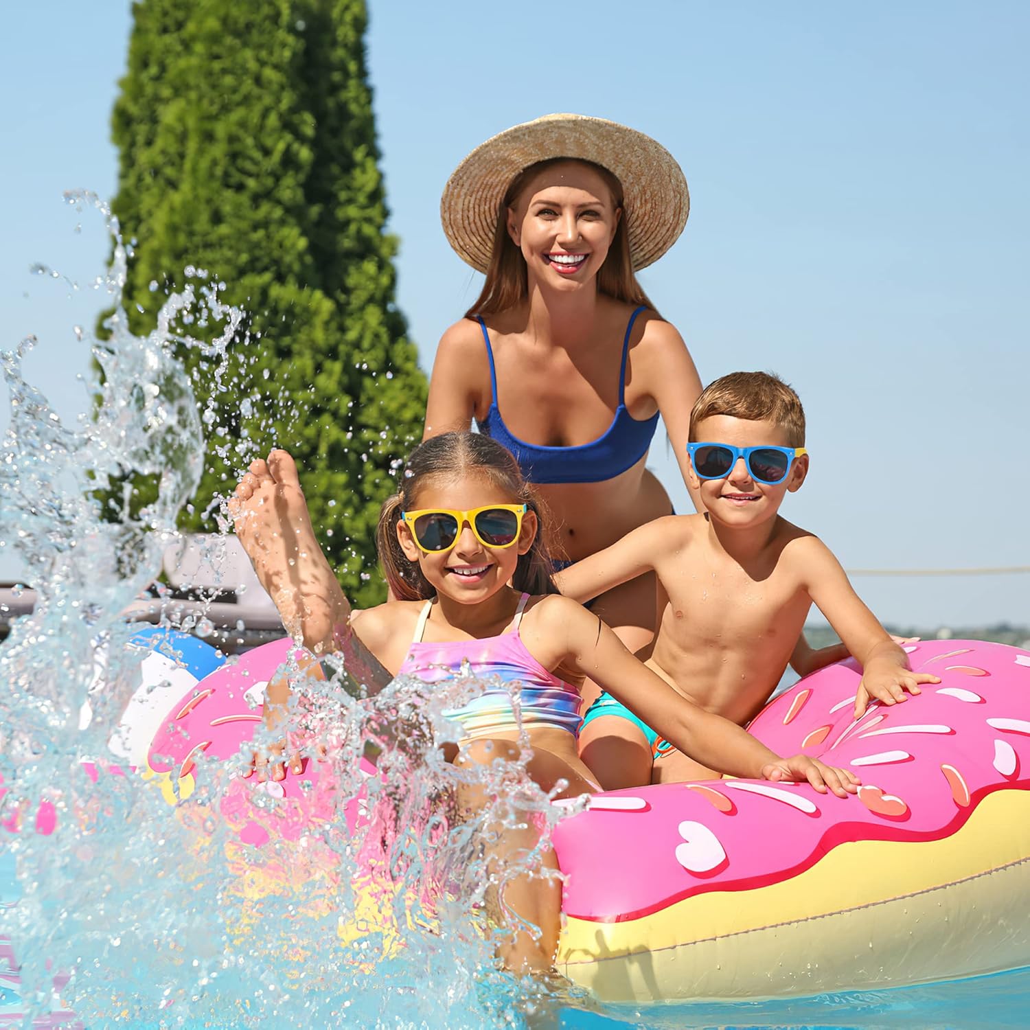 GIFTINBOX Kids Sunglasses Bulk, 12Pack Kids Sunglasses Party Favor with UV400 Protection for Boys and Girls, Gift for Birthday, Beach, Pool Party favors, Goody Bag Stuffers… - Image 2