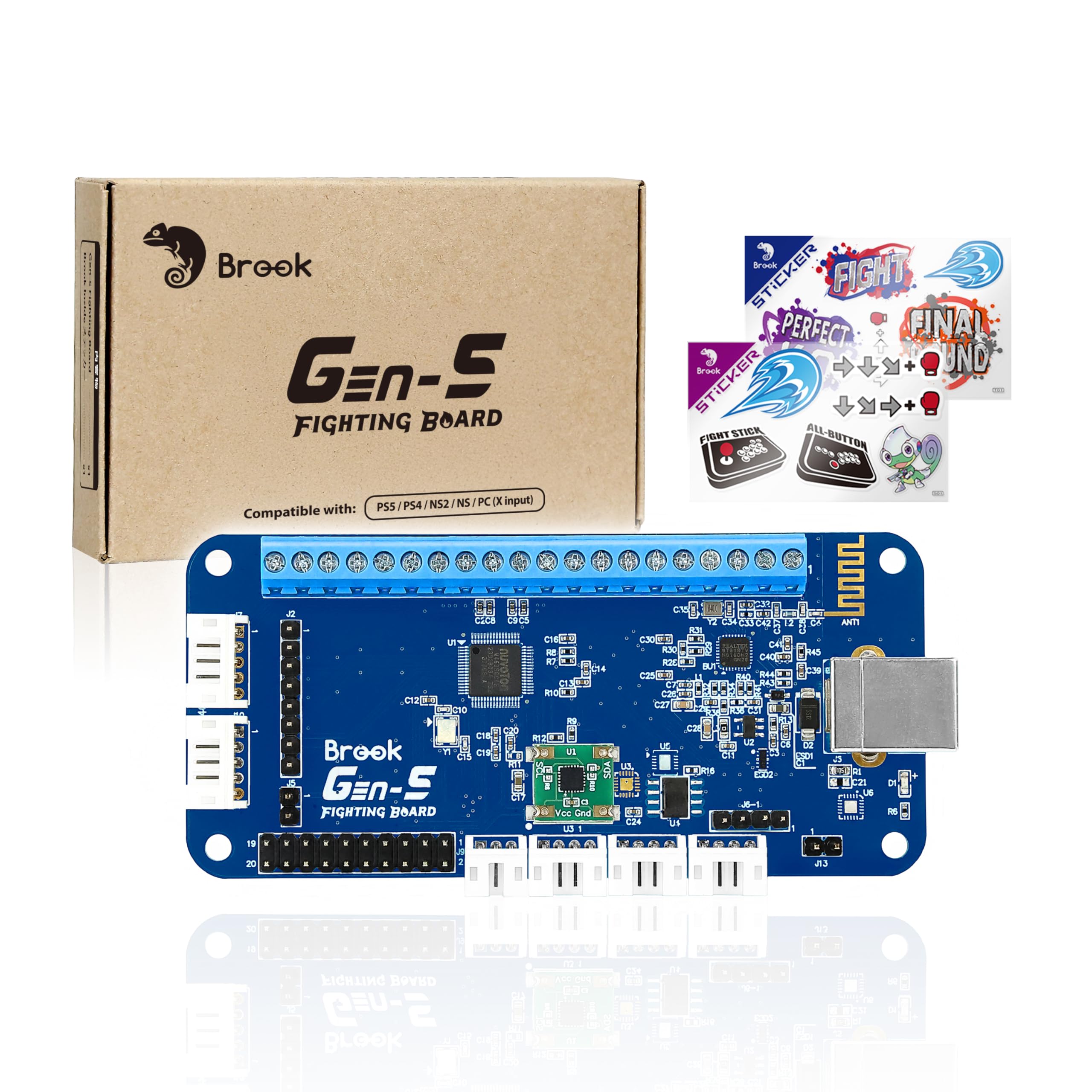 Amazon.com: Brook Gaming GEN 5 Wired Fighting Board – Compatible