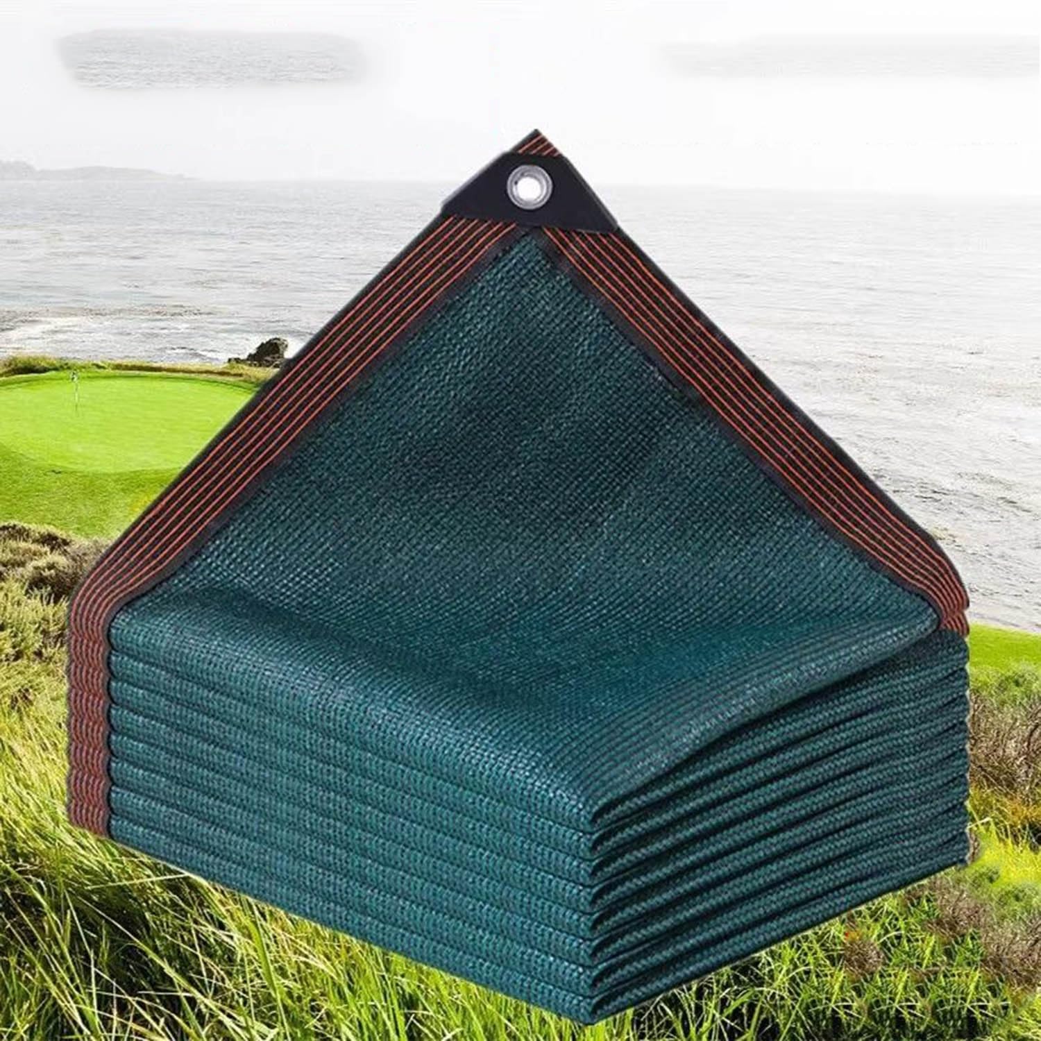 GJZQDKX UV-Resistant Shade Cloth for Greenhouses, 5x9m Sun Protection Net with Grommets for Garden Plants, Outdoor Patio, Pool, Chicken Coop, Carport - Shade Netting