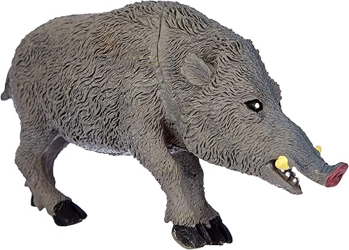 Miniatura 2 de Wild Republic Bolsa de plástico de animales africanos, jirafa, hipopótamo, león, guepardo, elefante, jabalí de guerra, figuras de juguete, 6 piezas