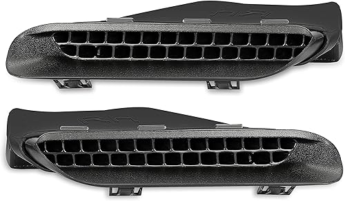 Miniatura 3 de Kojem Par de ventilación de capó compatible con Dodge Challenger R/T SRT 2008-2014 repuesto para 55399338AB 55399339AB izquierda y derecha