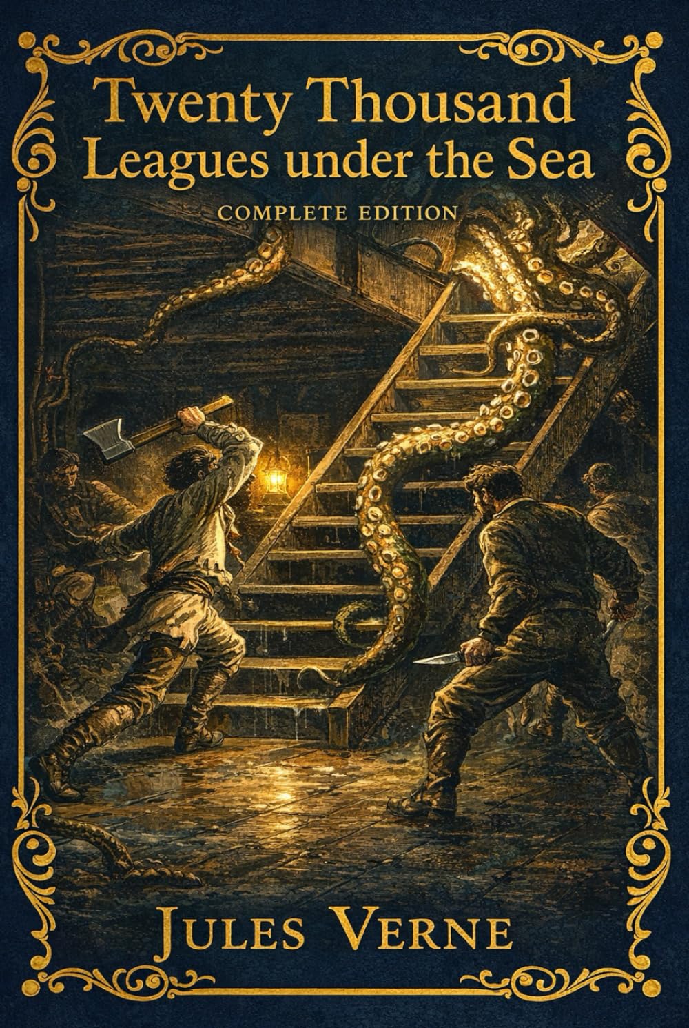 Twenty Thousand Leagues Under the Sea: The Complete Illustrated Edition — Parts I & II in One Volume, Carefully Revised and Enhanced for Modern Readers