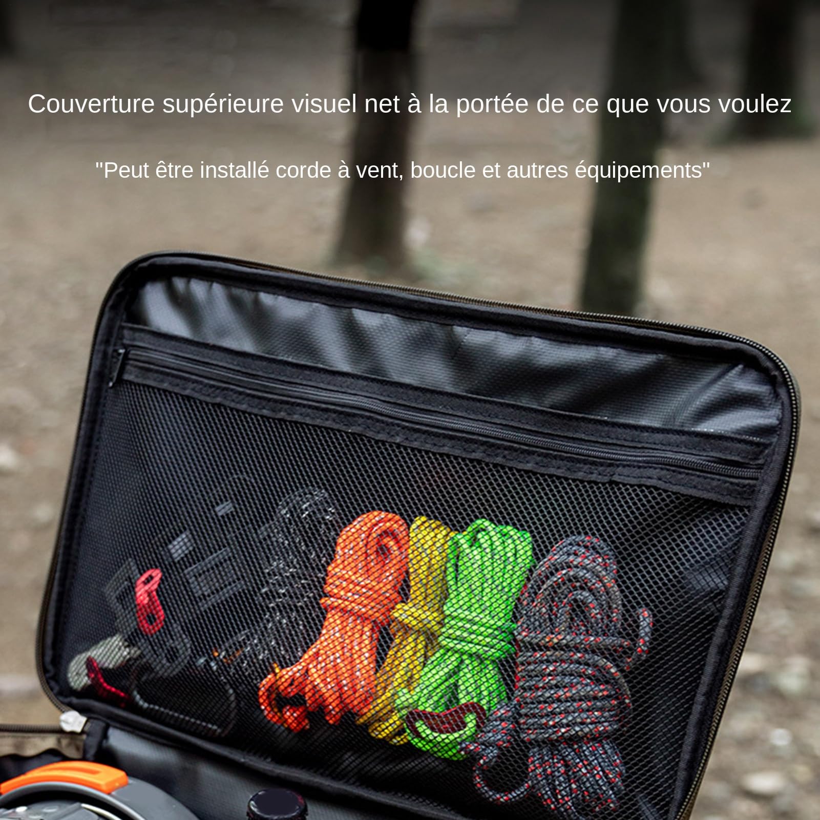 Borsa portaoggetti da campeggio - Tote da esterno, borsa da viaggio | Grande borsa da viaggio Oxford 600D impermeabile con manici e tracolle per picnic, escursionismo e cucina C