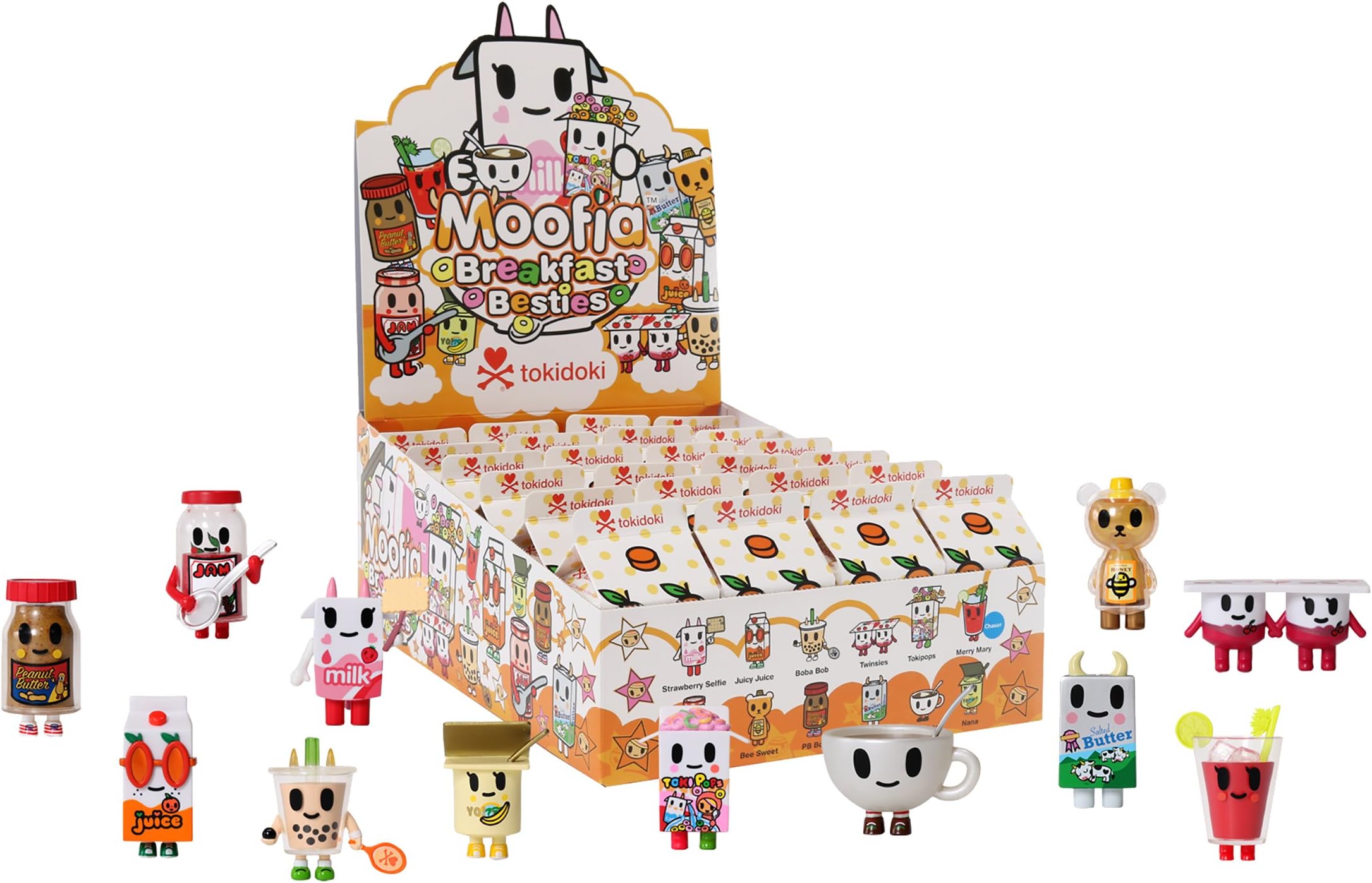 Moofia Full Case of 24 Tokidoki Breakfast Besties Blind Box Figures
