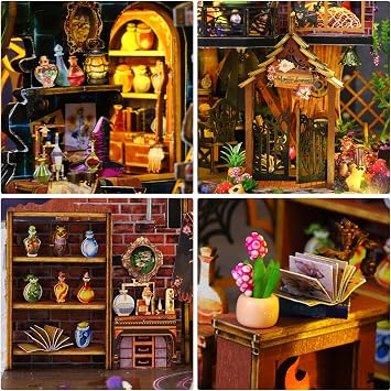 DIY Miniature House Kit for Adults, Magic House