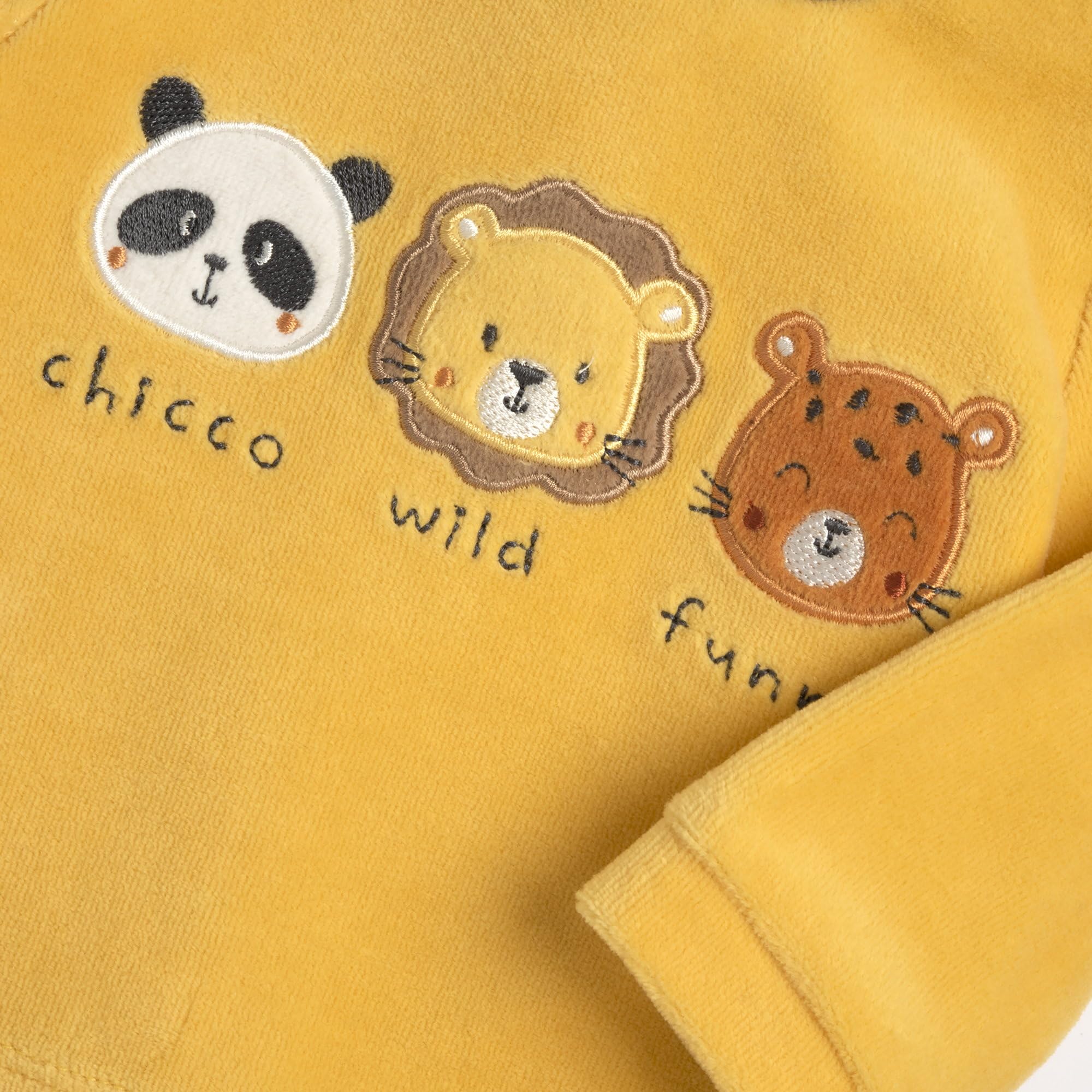 Chicco, Coprifasce e Ghettine, Completino Neonato con Comoda Apertura con Bottoncini, in Calda e Morbida Ciniglia Lavabile in Lavatrice, Abbigliamento Neonato 0-24 Mesi, Idee Regalo Neonato