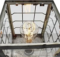 Vista 3 de Bombilla Edison retro vintage, ST38, 40 W, base E12 (pequeña), paquete de 2