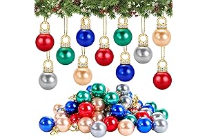 Christmas Tiny Tree Ornament Sparkly 16mm Balls