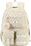 School Laptop Sac à dos pour les adolescents Filles Women College Sacs à dos Corduroy Sac étudiants Bookbag Anti Theft Travel Daypack