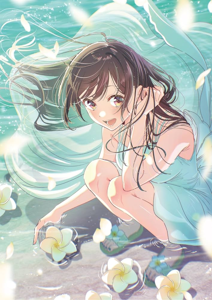 ★彼女、お借りします 宮島礼吏先生描き下ろしミニ色紙 水原千鶴 Amazon.co.jp: 【Amazon.co.jp限定】【上巻早期予約特典：原作・宮島礼