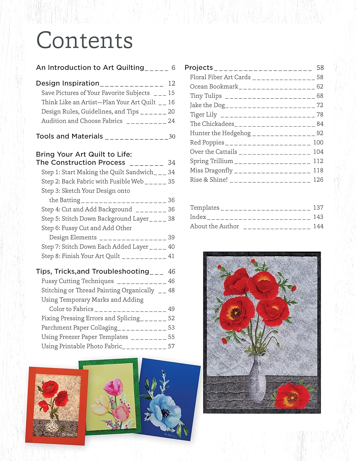 Art Quilts Made Easy: 12 Nature-Inspired Projects with Appliqué Techniques and Patterns (Landauer) Beginner-Friendly Guide with Templates and Instructions for Fussy Cutting, Troubleshooting, and More - Image 3