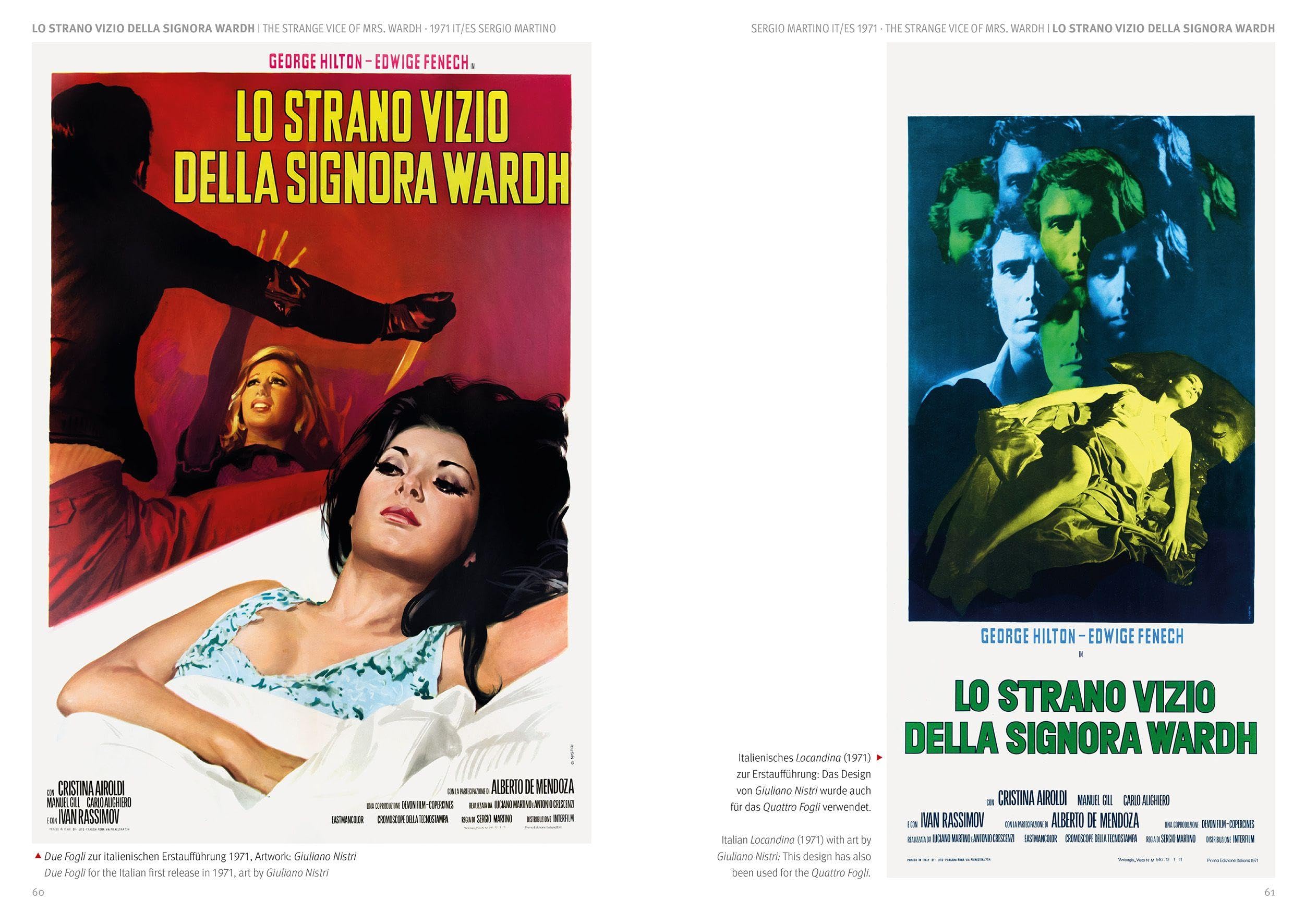 GIALLO MOVIE POSTERS Volume 2: 1970 - 1971