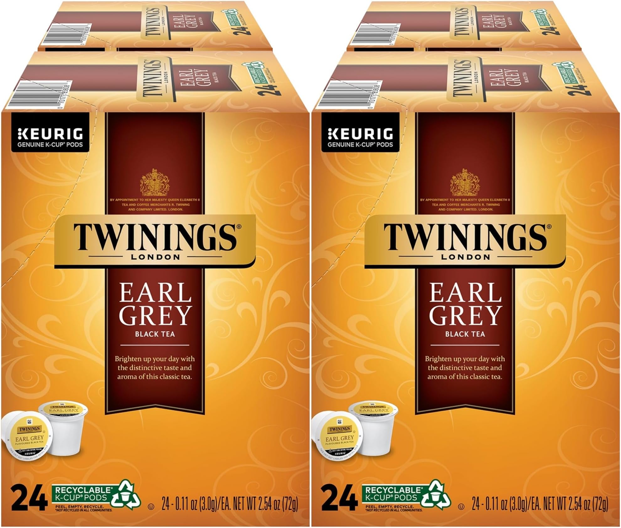Twinings Earl Grey Tea Keurig KCups, 96 Count Grocery