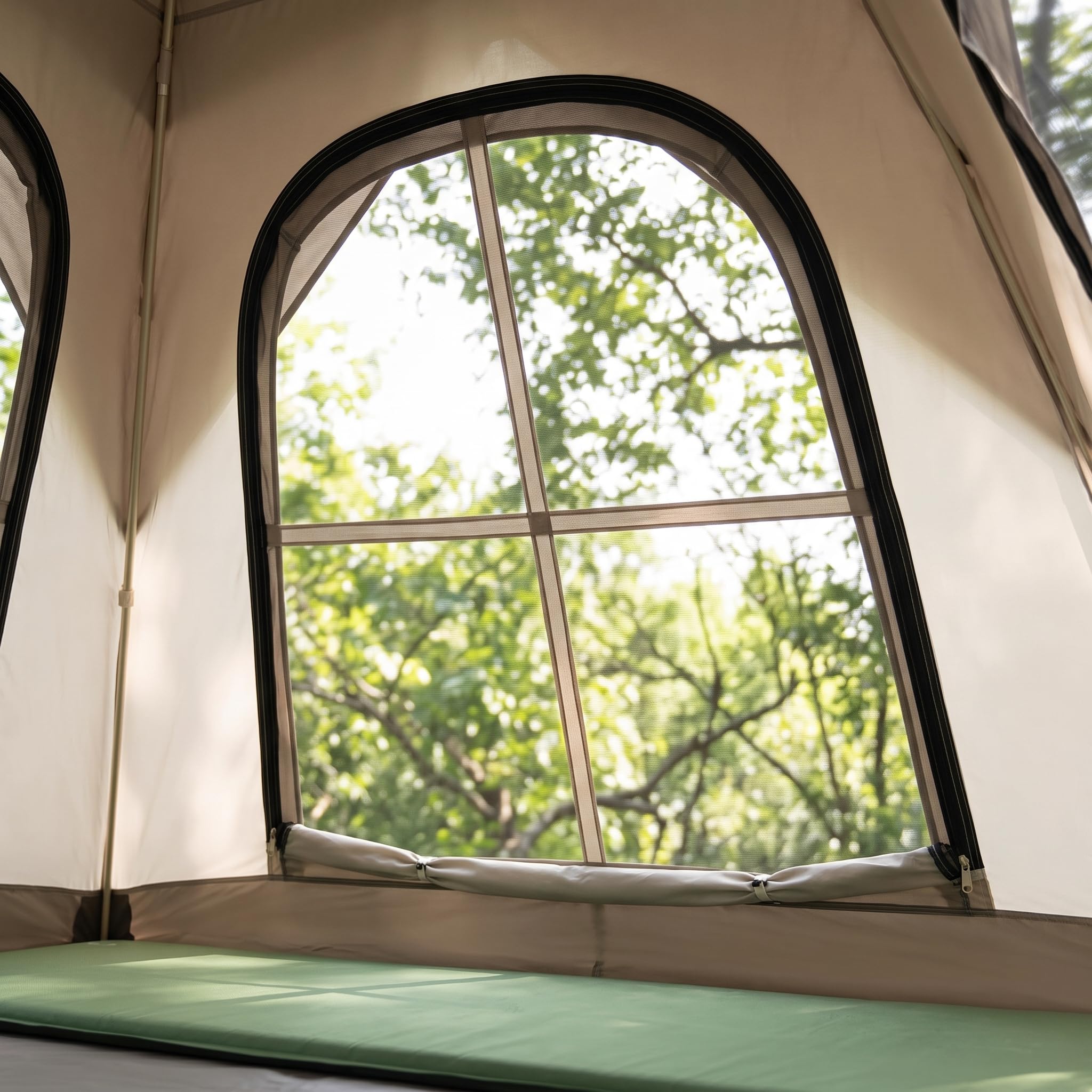 Tienda Campaña Automática para 2, 3, 4 o 5, Carpa Camping con Procción y Veilación