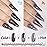 YTD Likomey Color Changing Gel Nail Polish,15ml Gray Violet To Black Glitter Mood Temperature Change Colors Thermal Ombre Salon Home Fall Winter Manicure UV Nails Varnish,WB210