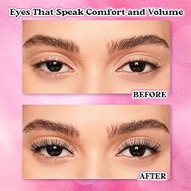 DIY Eyelash Extension 10D+20D Cluster Lashes Large Mixed Tray Natural Long Mink Individual Lashes Reusable False Eyelashes Extension (10D+20D-0.07-D, 8-16mm)