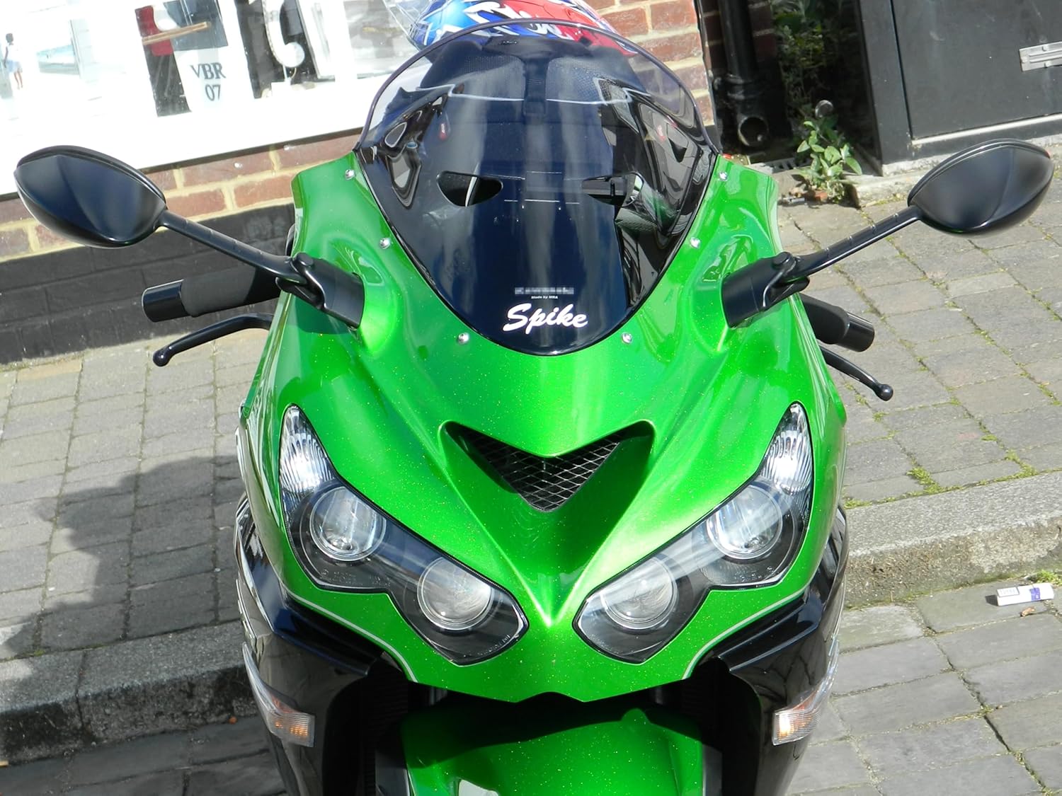 Mirror Extenders compatible with the Kawasaki Ninja ZX12R / ZX14 / ZZR1400