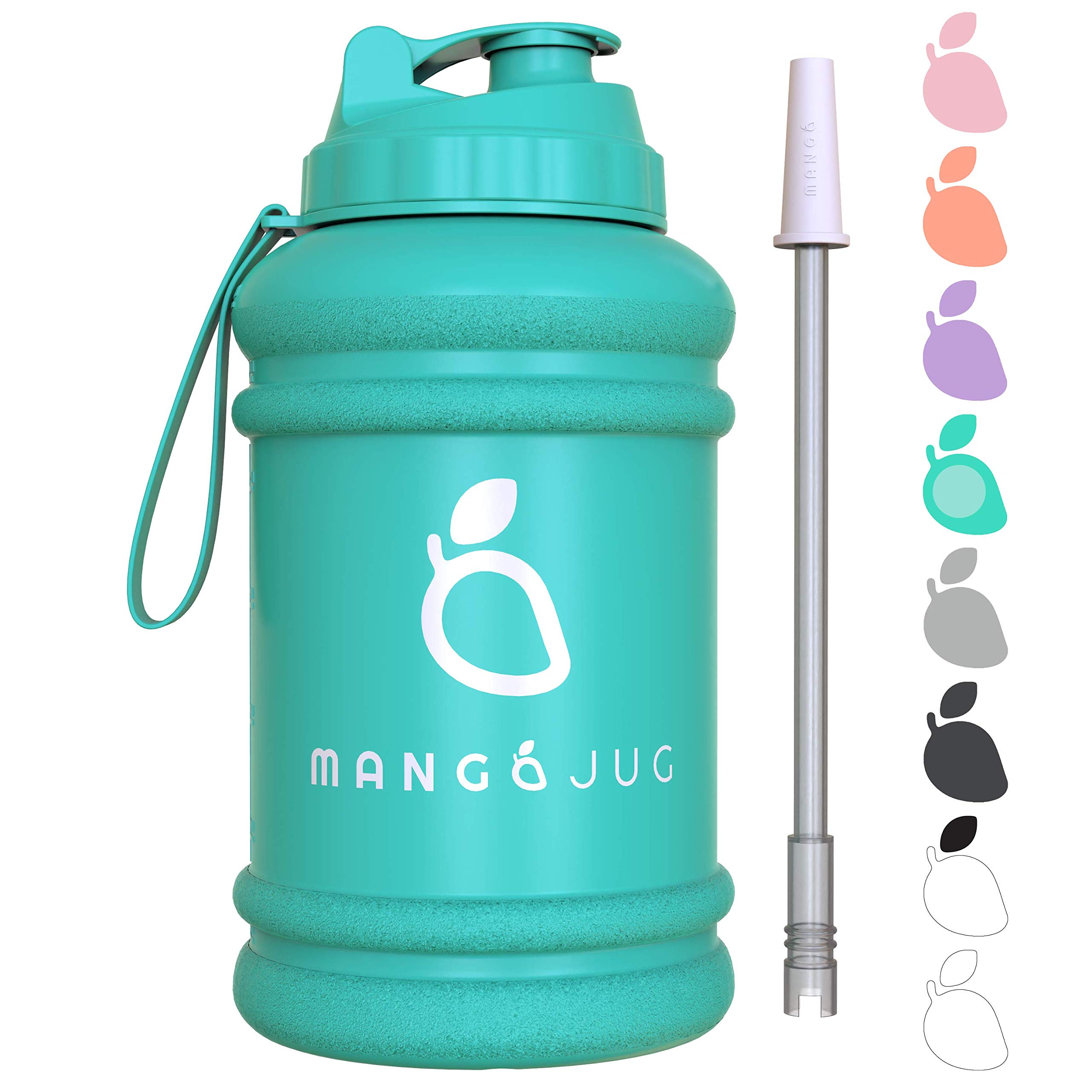 Buy Mango 2.2 Litre Water Bottle With Straw and Time markings BPA