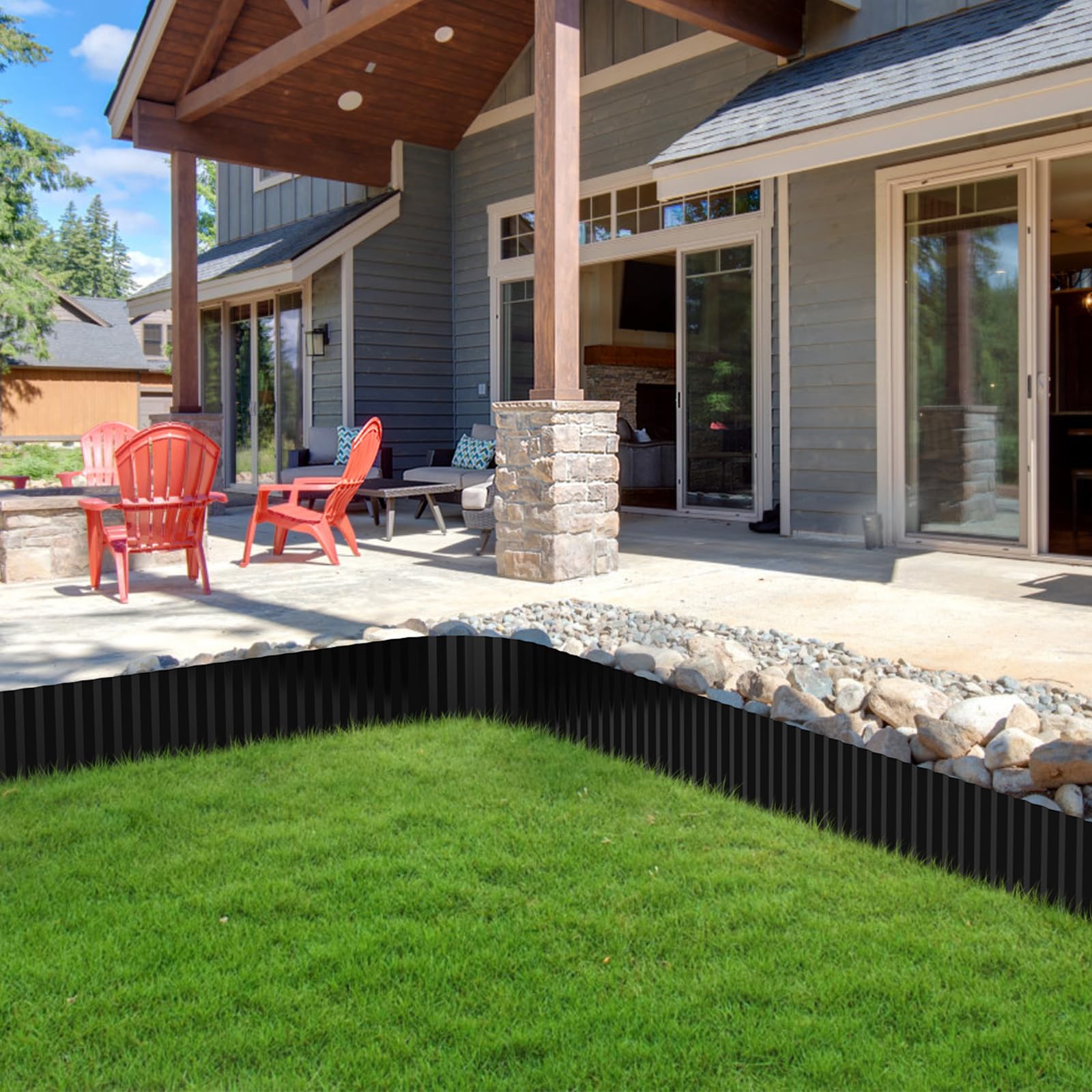 Bordure De Jardin En Métal Ondulé – Bordure Robuste Parfaite