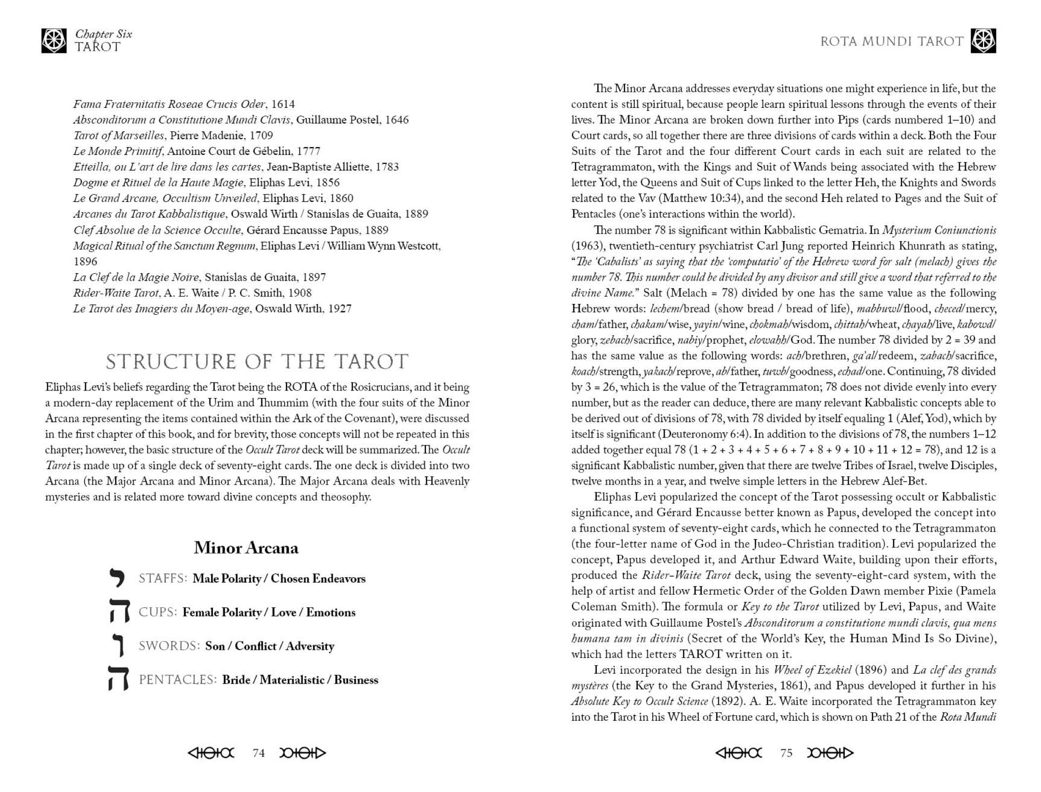 Rota Mundi Tarot: The Rosicrucian Arcanum (Tarot Kit Box Set with 78 Cards and Guide Book)