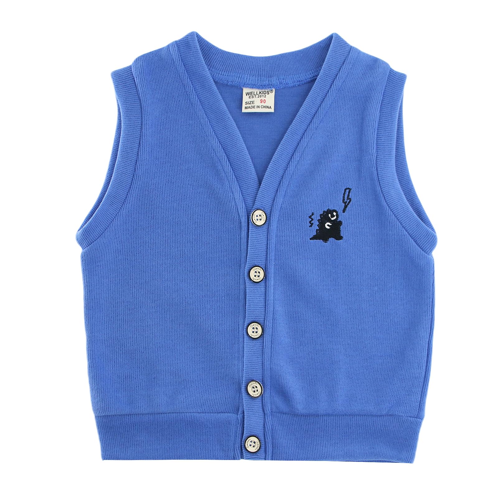 POBIDOBY Thick Baby Vest for Girls&amp;Boys, Purcotton Toddler Cardigan Girl&amp;Boys for Spring&amp;Fall&amp;Winter