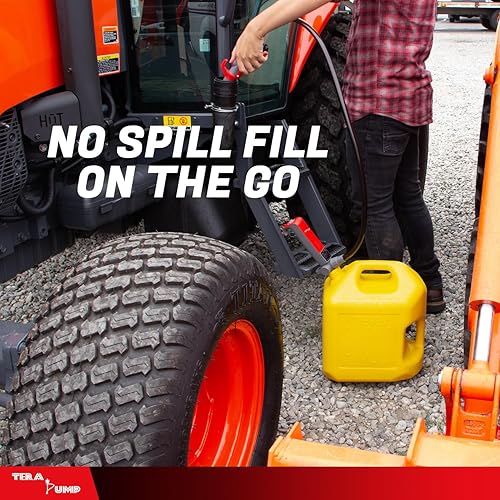 Vista 24 de TERA PUMP - TREP01-TXL-CH Bomba de dos (2) pilas D resistente a productos químicos para etanol, metanol, limpiador de frenos DEF, bomba