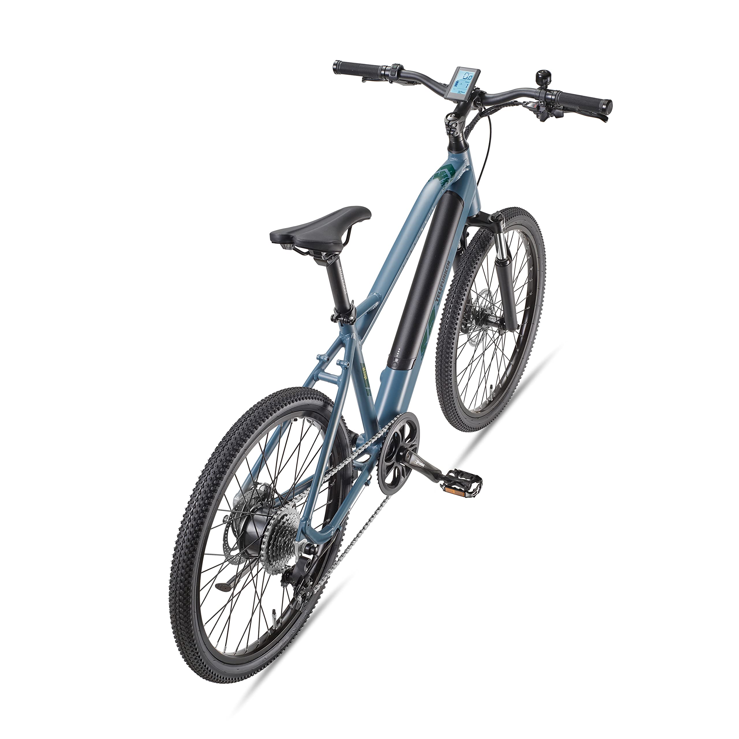 TELEFUNKEN E-Bike Mountainbike 24 Zoll Elektrofahrrad Alu, 8 Gang Kettenschaltung - Ideal für Jugendliche, Pedelec MTB, Hinterradmotor 250W, Scheibenbremsen, Aufsteiger M915