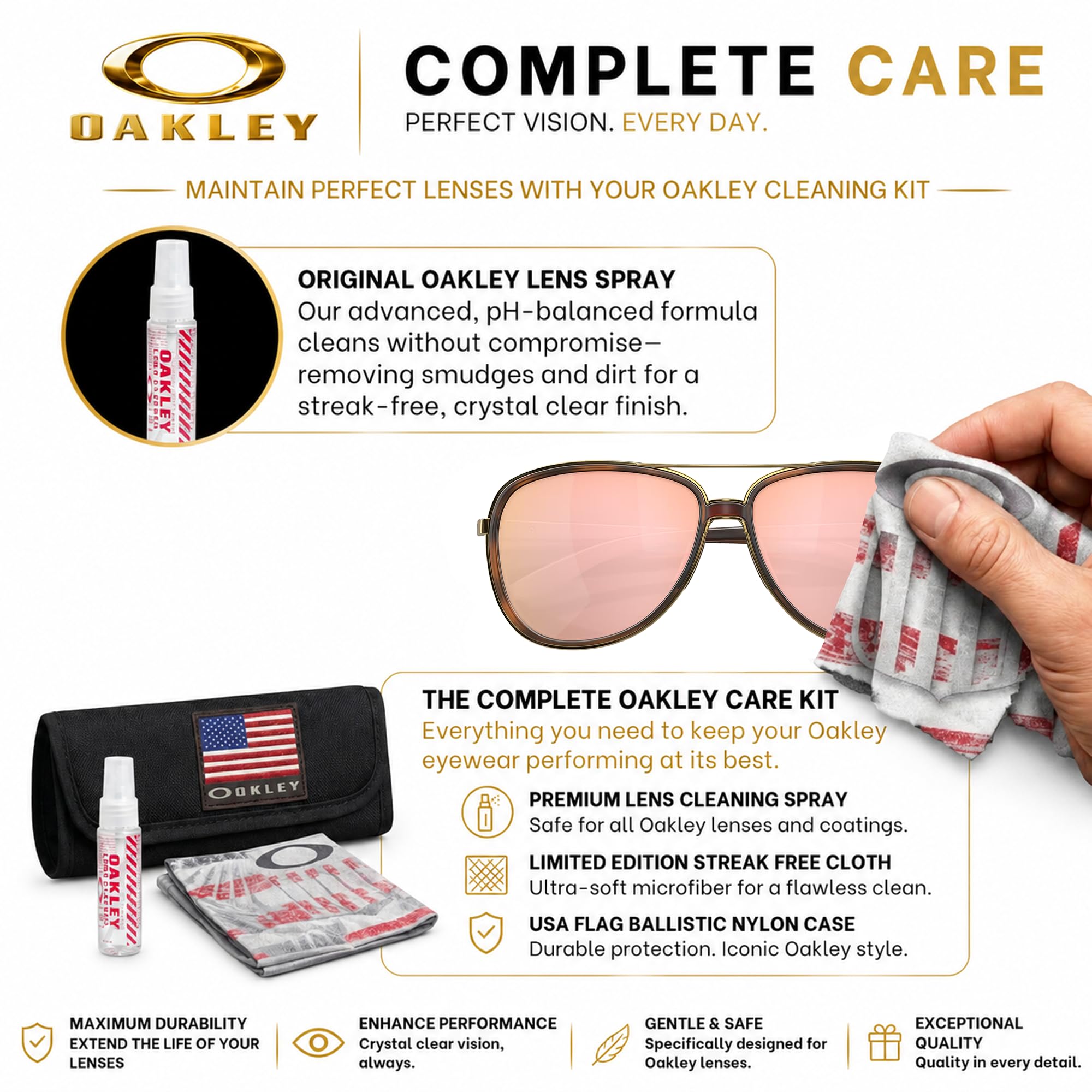 OAKLEY SPLIT TIME OO4129 okulary przeciwsłoneczne w kształcie pilota z oficjalnym zestawem okularów