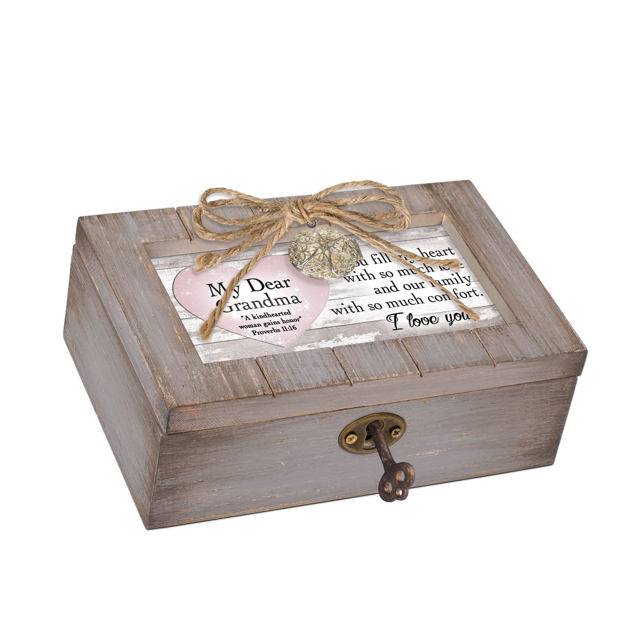 Caja de música locket pequeña de Cottage Garden el regalo ideal para abuelas