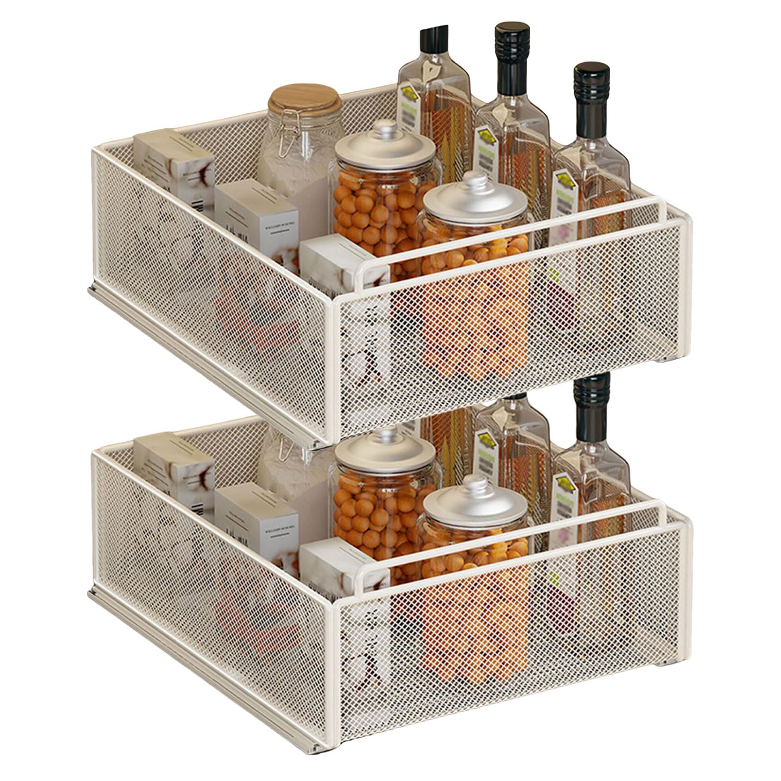 Organizador extraíble de despensa ideal para ordenar tus aperitivos y especias de forma cómoda