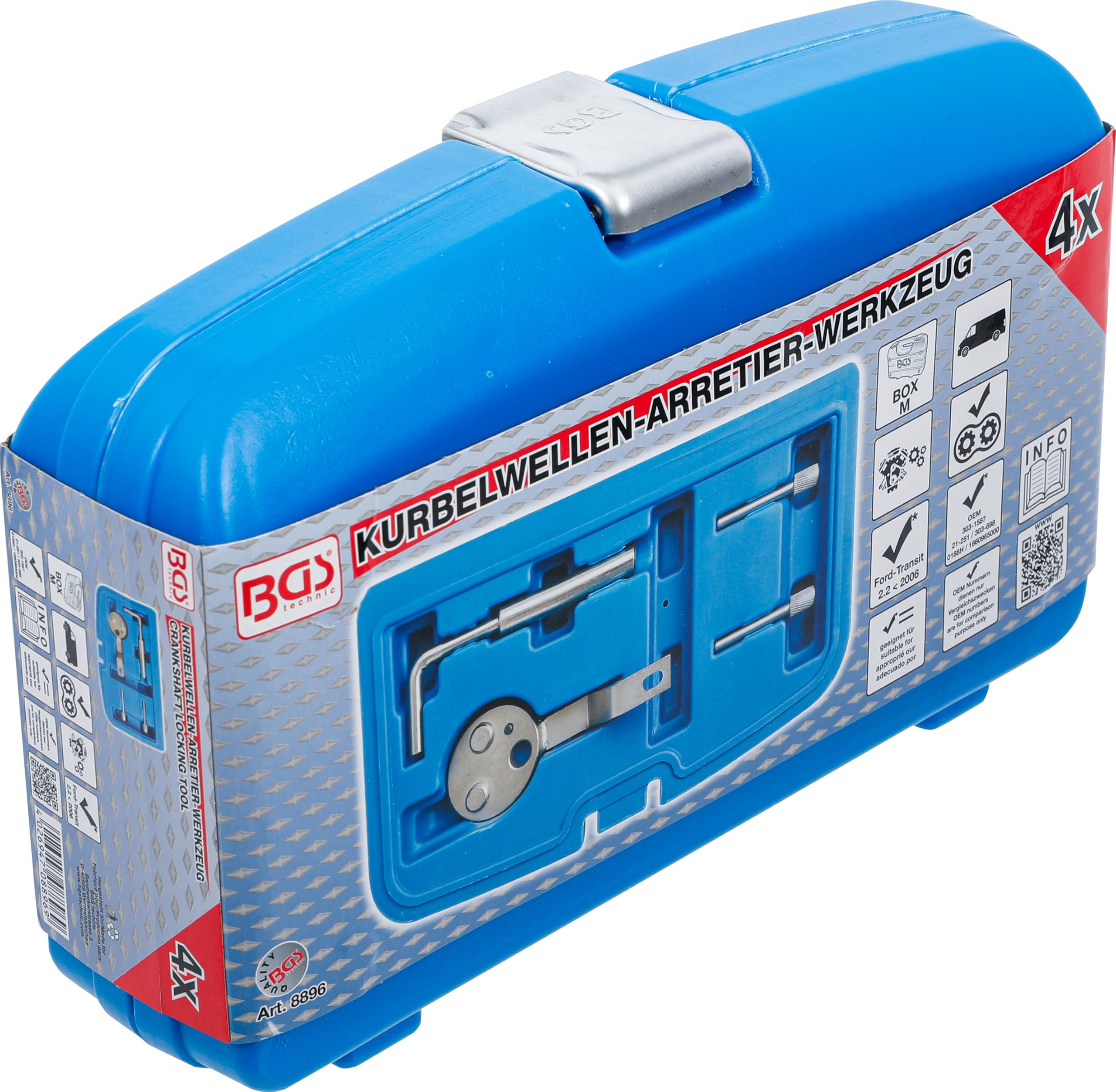 BGS 8896 | Herramienta de bloqueo del cigüeñal | para Ford Transit 2.2