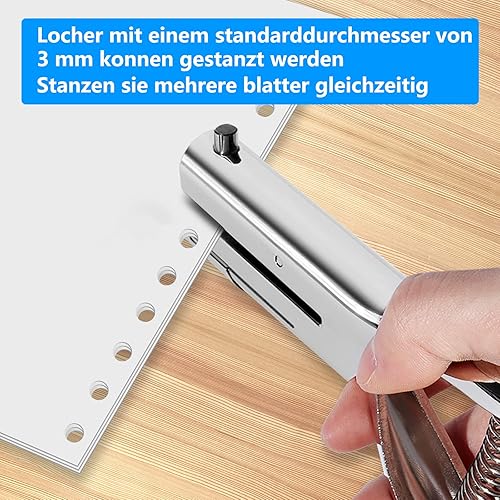 Miniatura 5 de Perforadora de un solo agujero, alcance de 2 pulgadas, perforador de agujero largo portátil de mano resistente, perforador de agujero de aleación de