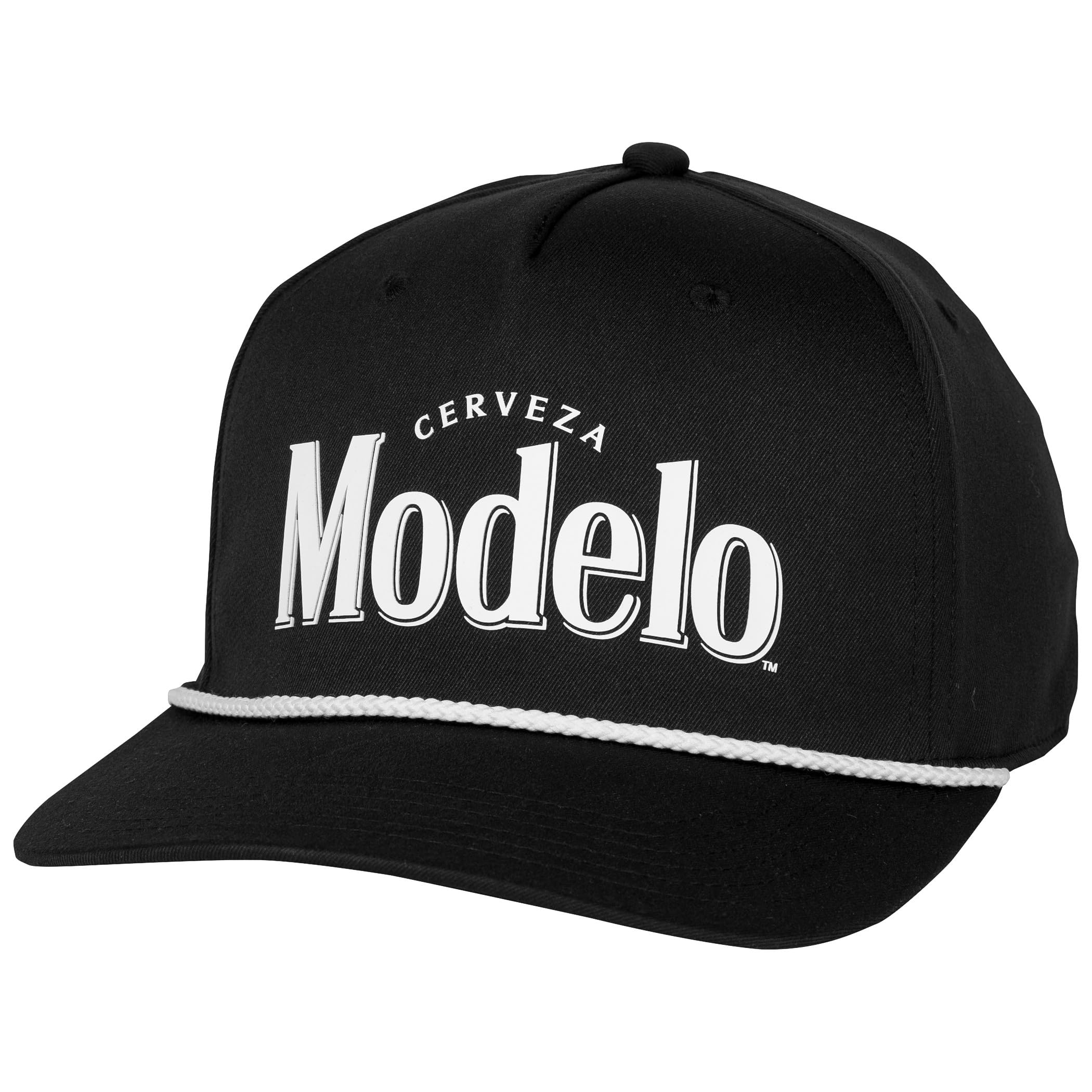 Modelo Especial Monochrome Snapback Rope Hat Black, Black, One size