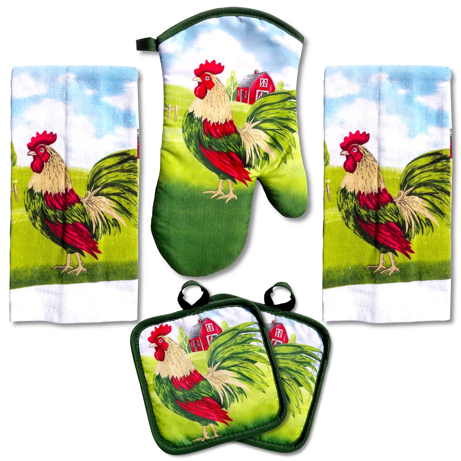 Chef Uniform Kitchen Linen Set - 5 Piece -13