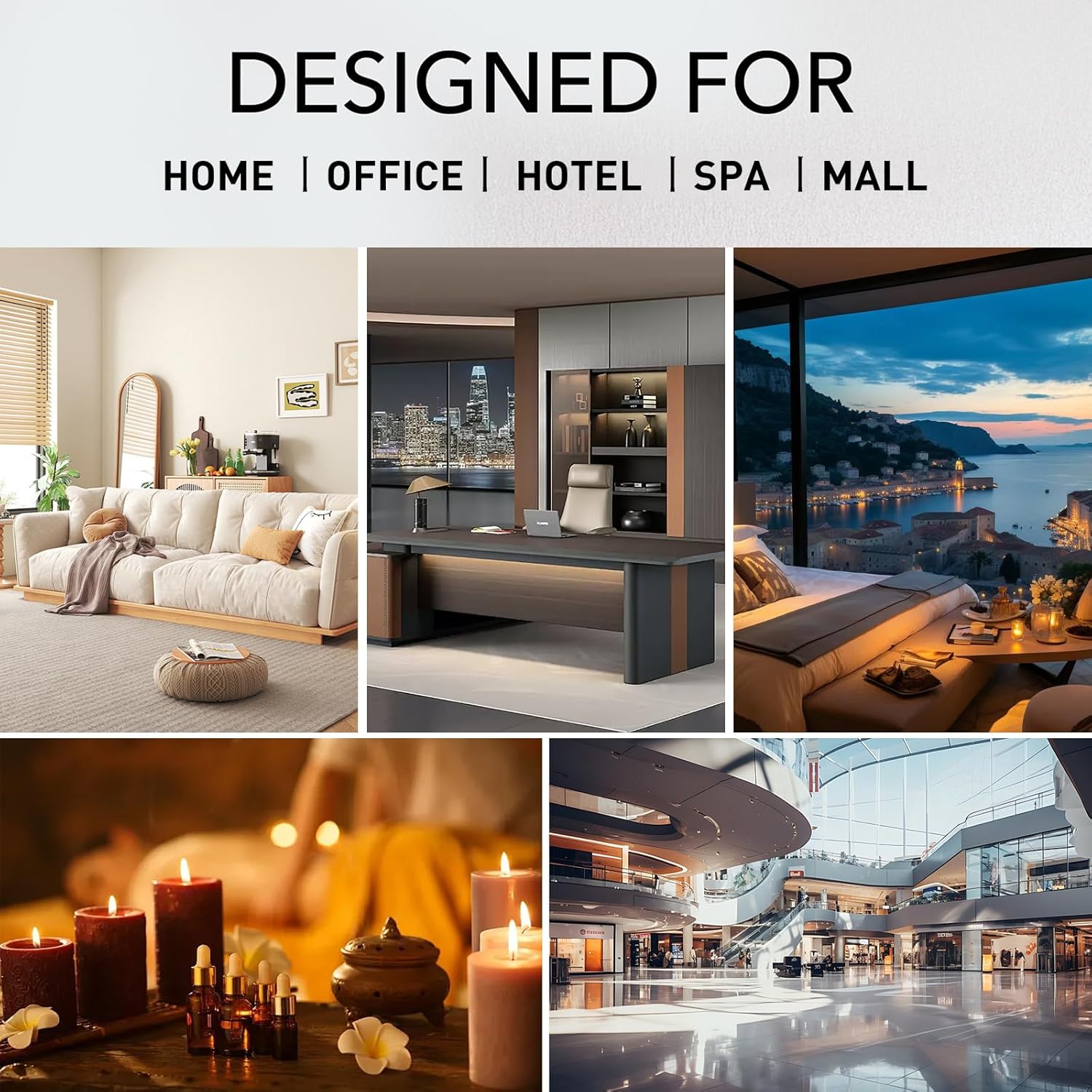 Essential Oil Diffuser HVAC Scent Machine, Waterless Diffusers Long Lasting Aroma 800ML Smart WIFI & APP & Touch Screen Control Oil Level Monitoring 4000 Sq.Ft for Whole House,Hotel,Mall,Office - Image 7