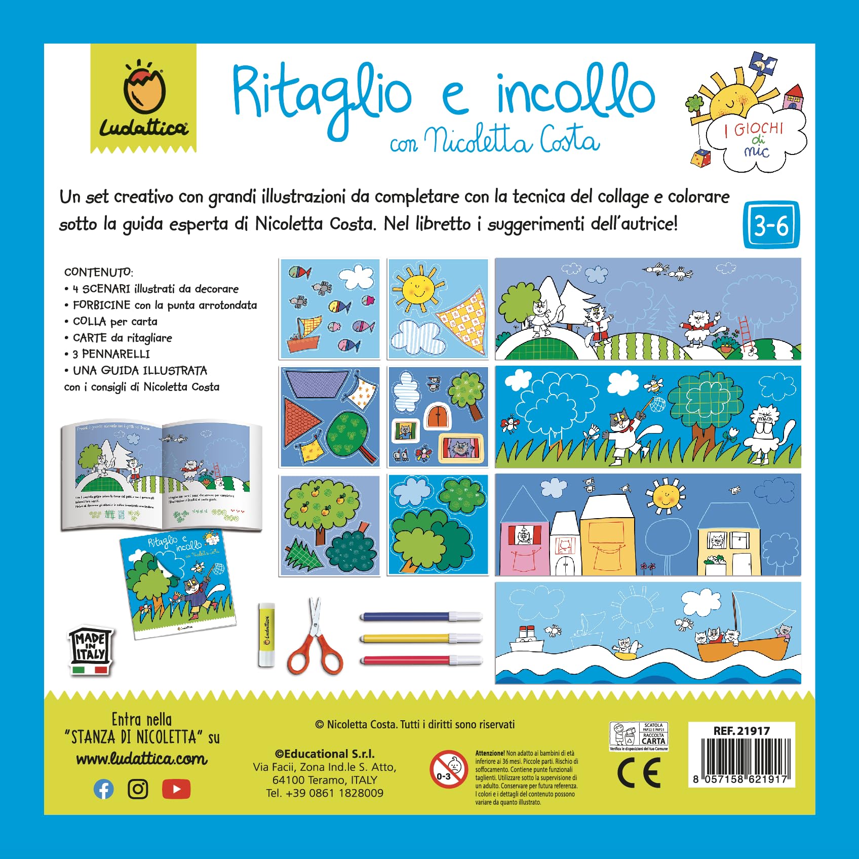 Ludattica Nicoletta Costa - Ritaglio E Incollo con Nicoletta Costa