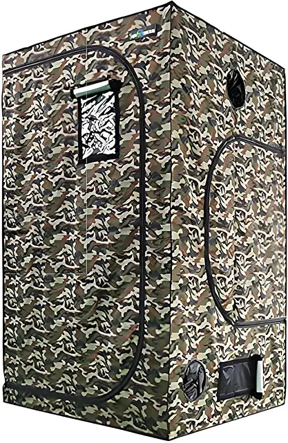 SunStream 4x4 FT Hydroponic Grow Tent for Indoor Planting with Observation Window