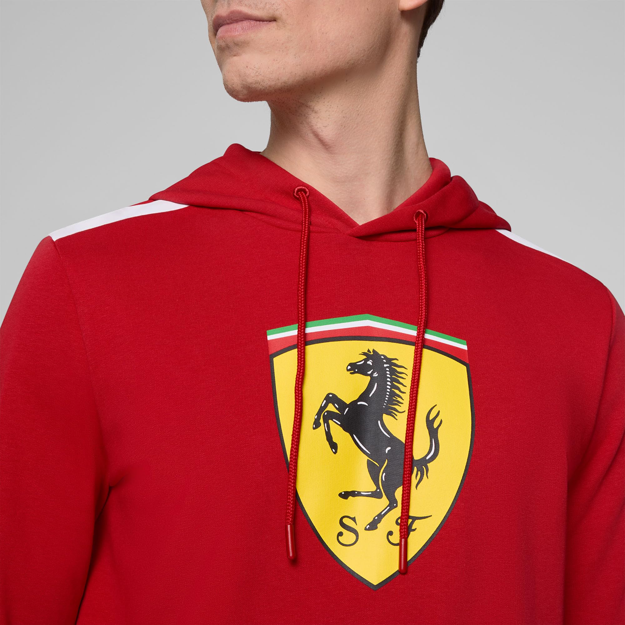 PUMA Scuderia Ferrari F1 Sudadera con Capucha y Gran Escudo Scudetto