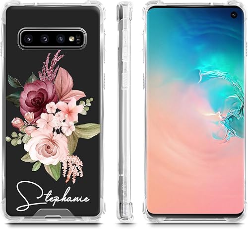 Miniatura 5 de Name Personalized Cover For Samsung Galaxy S23 Plus S22 Ultra Custom Galaxy S22 S21 S20 Case Name Initials Monogrammed Clear Phone Handwriting