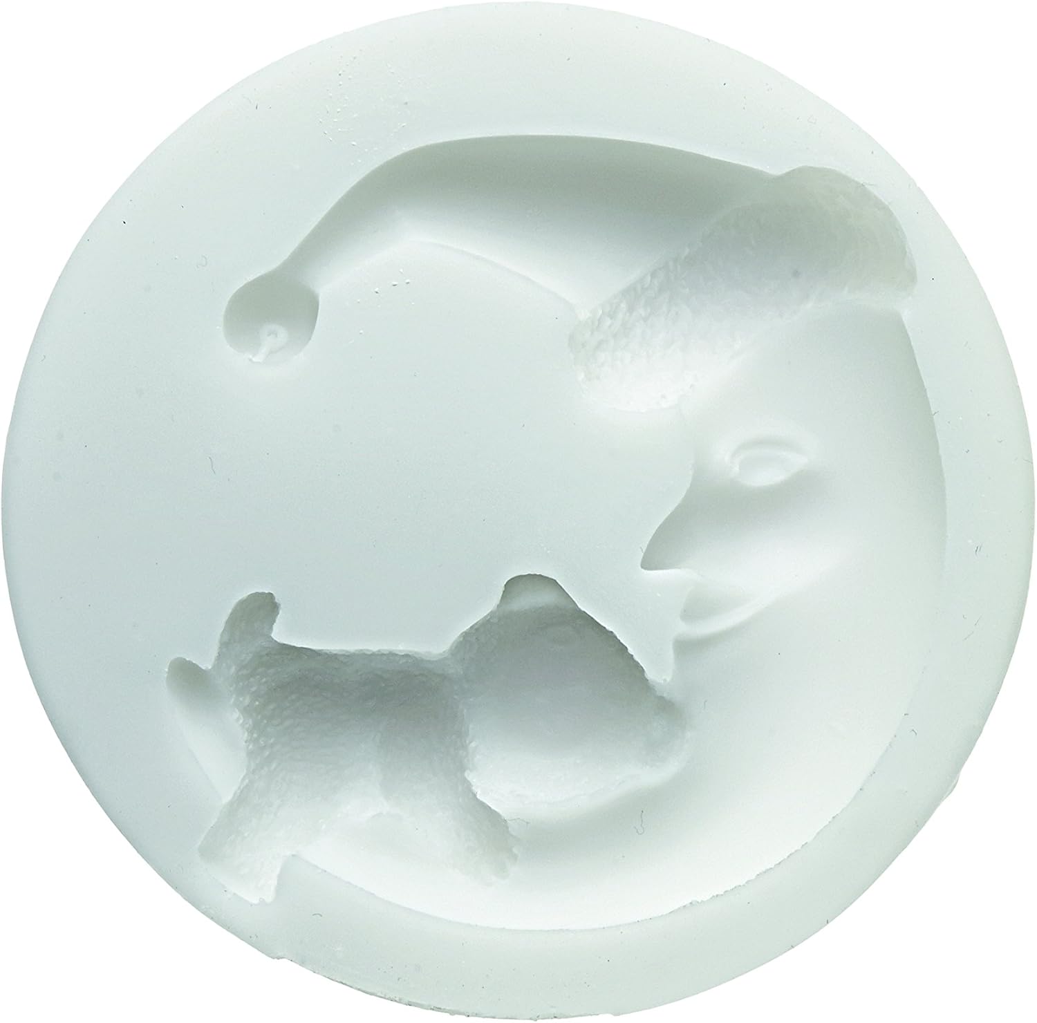 Silikomart Silicone Mould Sugarflex Bear Moon, White