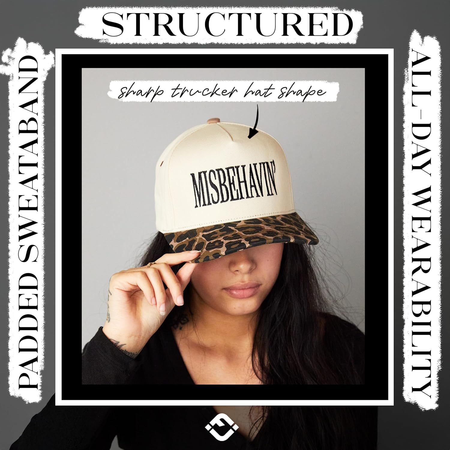 Funky Junque Vintage Canvas Snapback Hat - Adjustable 2 Tone Cap for Men Women - Put It On My, Cowboy, Girl Dad, Funny - Image 5