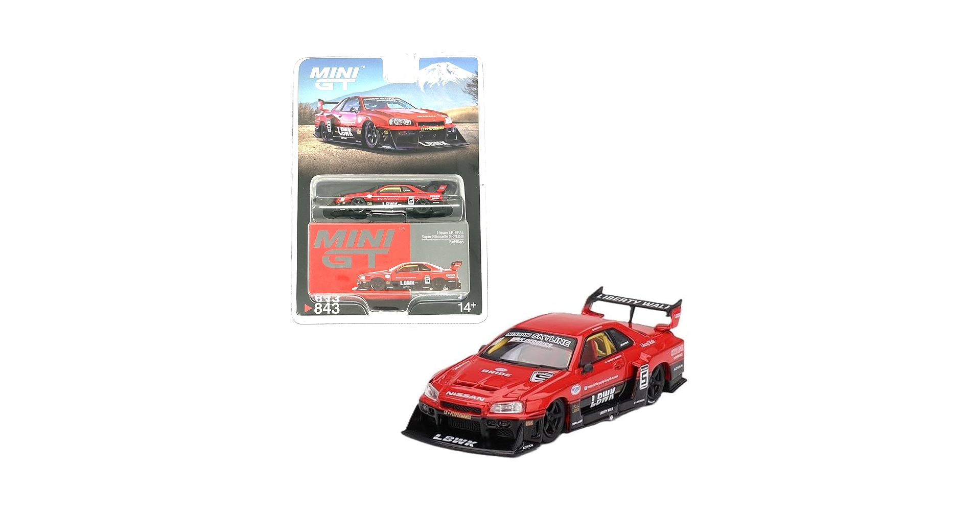 Amazon.com: Diecast Model Car Compatible with Mini GT 1:64