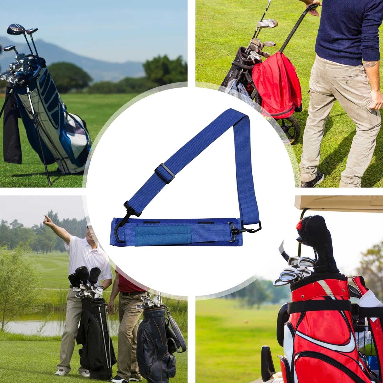 Bolsa de golf para palos de golf, bolsa de viaje para palos de golf, bolsa de viaje con asa de golf, bolsa de viaje con bolsa para pelota, correa ajustable con asa de transporte para hombres, mujeres
