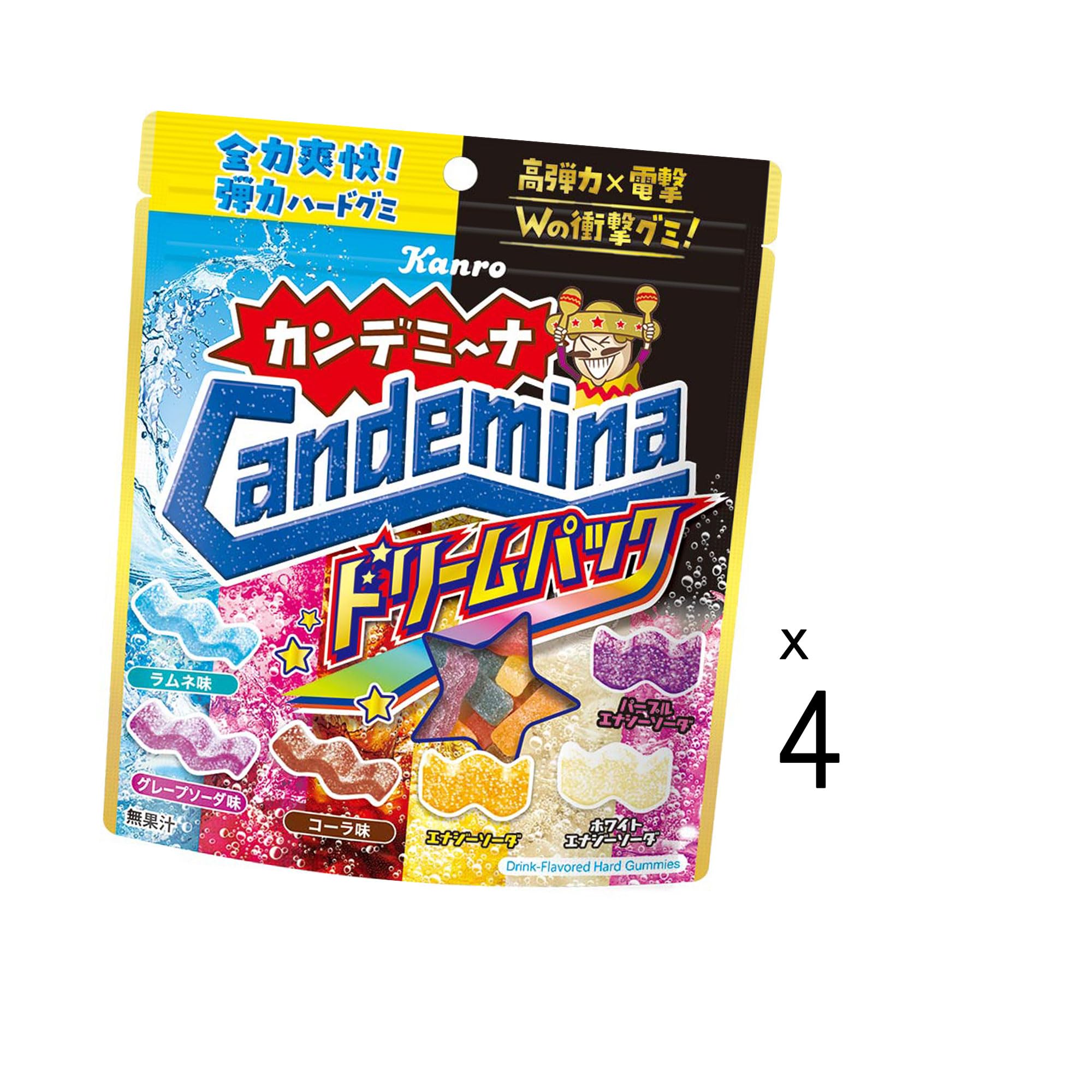 Amazon.co.jp: カンロ カンデミーナグミドリームパック 152g×4個