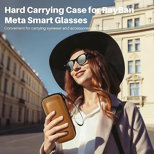 Miniatura 2 de ByteWave Funda rígida para accesorios Ray-Ban Meta, compatible con Meta Ray-Ban WayfarerSkylerHeadliner, caja de carga y accesorios inteligentes,